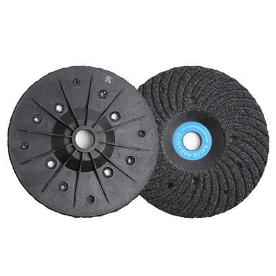 Schleifscheibe mit Kunststoffauflage